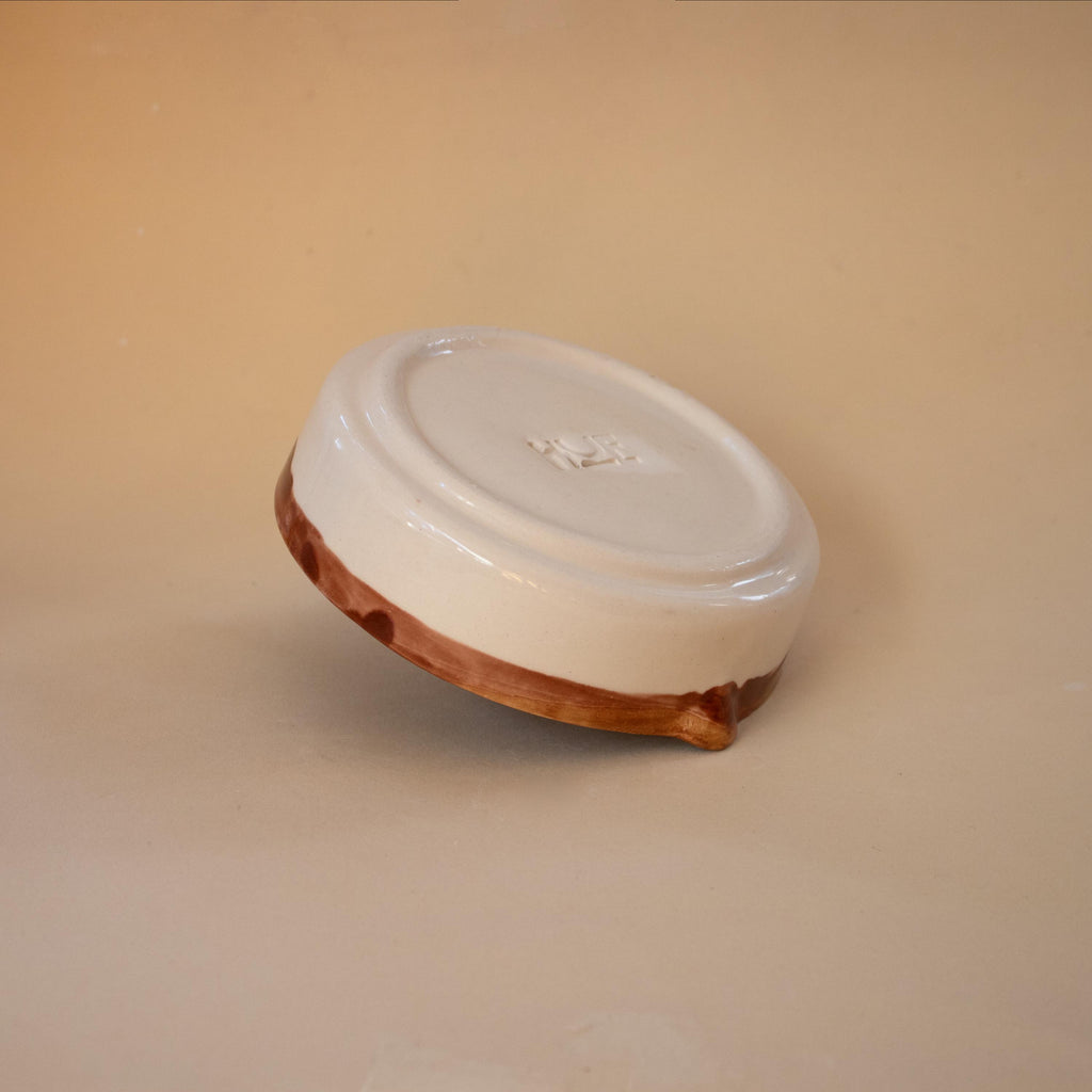 brown Porcelain Lemon Squeezer: Handmade Citrus Juicer